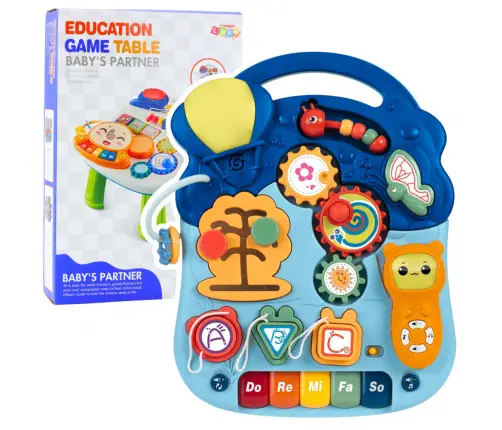 Interactive Educational Table for Toddlers Lights and Sounds Pastel 6-in-1