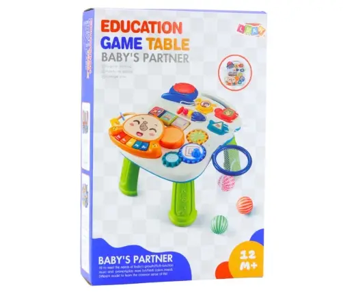 Interactive Educational Table for Toddlers Lights and Sounds Pastel 6-in-1
