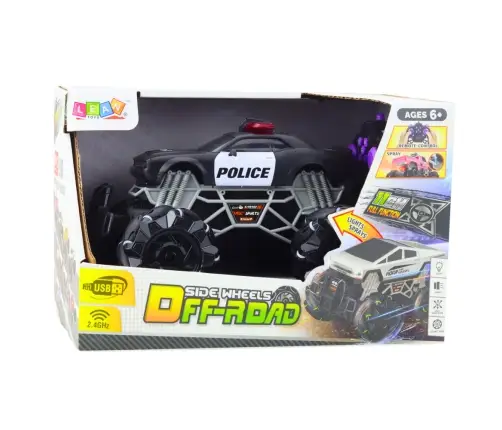 RC Police Off-Road Car with Lights and Smoke Effect 1:16