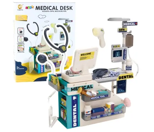 Dentist Pharmacist Set Lights Sounds Accessories 51 pcs.