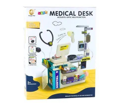 Dentist Pharmacist Set Lights Sounds Accessories 51 pcs.