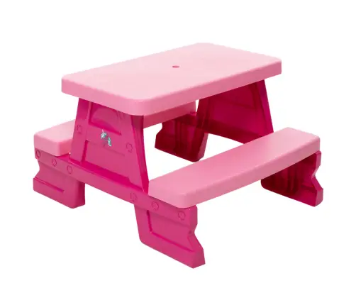 Dorex Pink Children's Garden Table and Bench Set