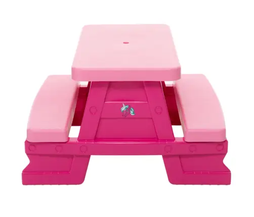 Dorex Pink Children's Garden Table and Bench Set
