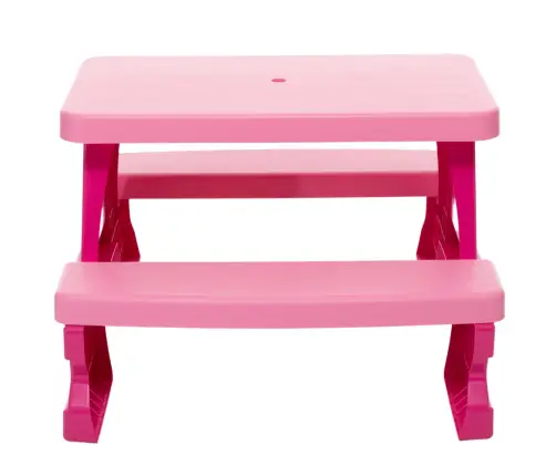 Dorex Pink Children's Garden Table and Bench Set