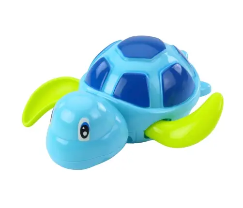 Wind-Up Bath Toy Turtle Blue Green 13 cm