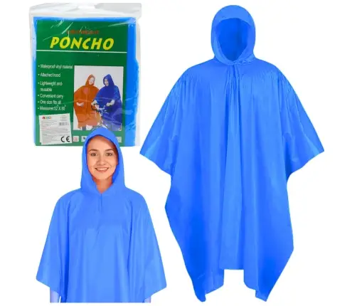 Reusable Raincoat Blue 132 x 203 cm