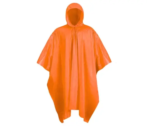 Reusable Raincoat Orange 132 x 203 cm Reusable Raincoat Orange 132 x 203 cm