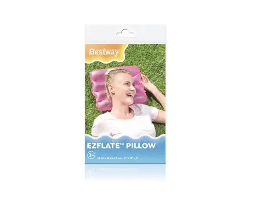 Inflatable Pillow 38 x 25 cm Pink Bestway 52127 Inflatable Pillow 38 x 25 cm Pink Bestway 52127