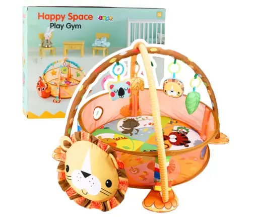 Mat, lounger, playpen, pool, pendants, balls, 20 pcs, 3 in 1, Lion