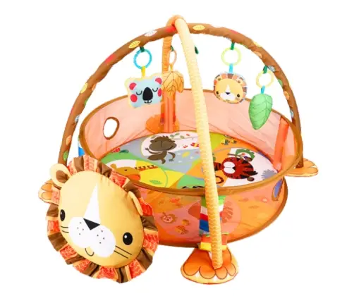 Mat, lounger, playpen, pool, pendants, balls, 20 pcs, 3 in 1, Lion