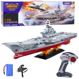 Large Remote Controlled Aircraft Carrier RC Lights 30 km/h 1:438