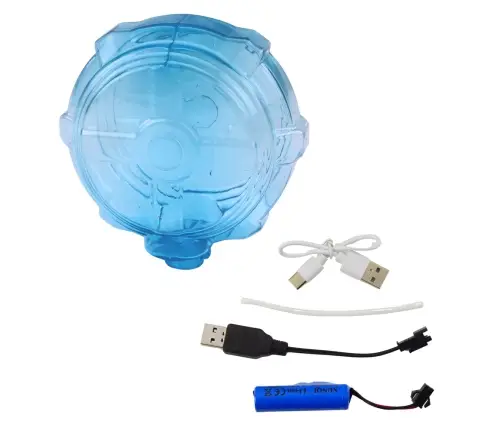 Electric Water Gun Weapon Rechargeable Battery Light Blue