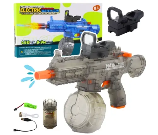 Electric Water Gun M416 Illuminated Sight 450 ml 8-10 m