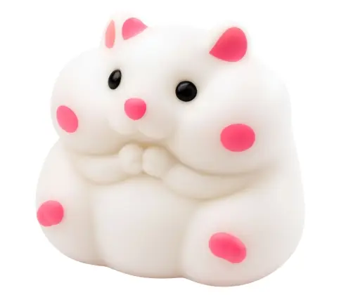 Soft Hamster Sensory Anti-Stress Squishy White 5cm Soft Hamster Sensory Anti-Stress Squishy White 5cm