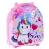 Beauty Set Dressing Table in a Suitcase 2 in 1 Accessories Unicorn Pink
