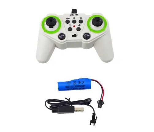 RC Remote Controlled Dump Truck with Lights and Sounds White 1:24