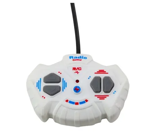 Remote Controlled Construction Excavator RC Lights White 1:30 Remote Controlled Construction Excavator RC Lights White 1:30