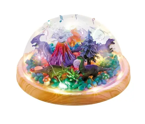 DIY Dinosaur Terrarium Creative Kit with Dome Night Light