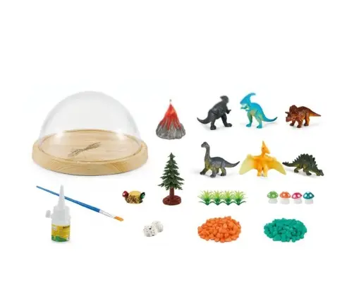 DIY Dinosaur Terrarium Creative Kit with Dome Night Light