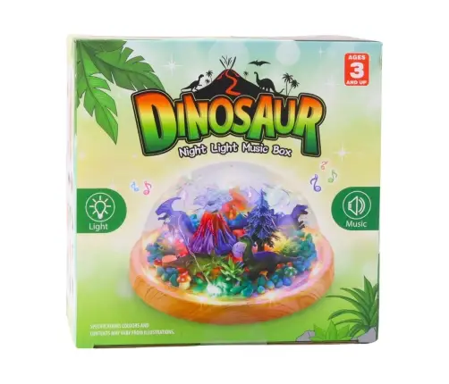 DIY Dinosaur Terrarium Creative Kit with Dome Night Light