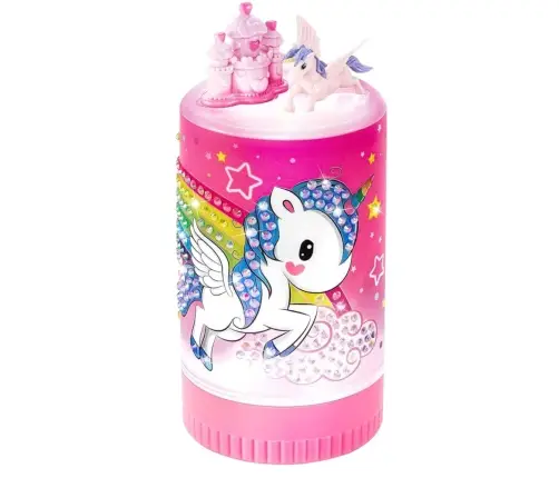 Creative Kit Unicorn in a Jar Diamonds Night Lamp Remote Control DIY