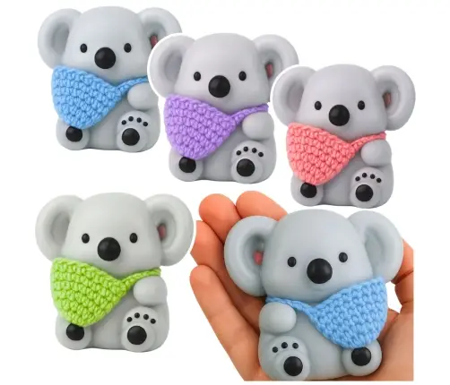 Soft Koala Anti-Stress Squishy with Woolen  Bag 8.5cm