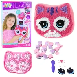 Creative Sewing Kit Kitten Pillow Mascot DIY Embroidery
