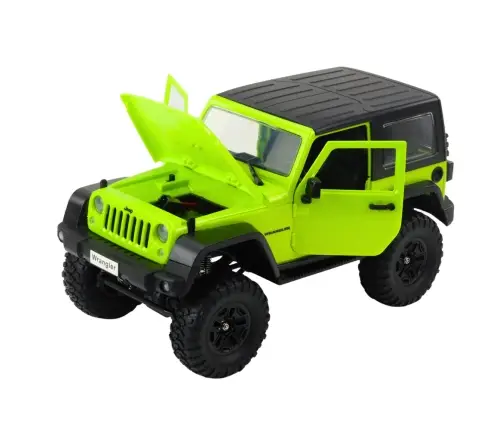 Remote Controlled Off-Road Vehicle RC Jeep Wrangler Rock Crawler Green 1:14