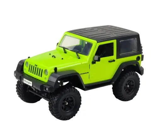 Remote Controlled Off-Road Vehicle RC Jeep Wrangler Rock Crawler Green 1:14