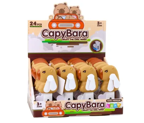 Capybara Hand Fan for Children 14.5cm Mix