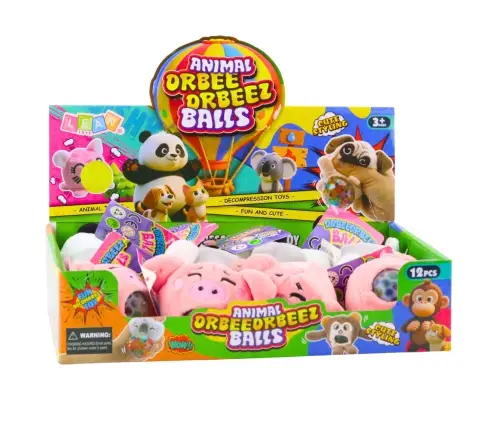 Koala Panda Squeezable Plush Toy with Water Balls 6 cm