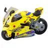 2-in-1 DIY Workshop Lights Sounds Smoke Motorcycle Yellow 43cm