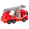 Fire Truck Fire Department Ladder Lights Sounds Water Spray 1:16