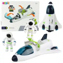 Spaceship Cosmonaut Figures Space Vehicle Lights Sounds
