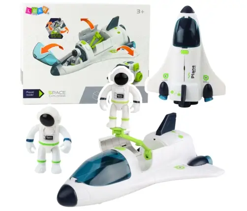 Spaceship Cosmonaut Figures Space Vehicle Lights Sounds