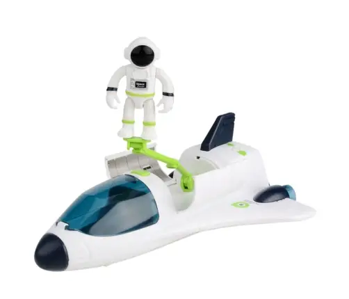 Spaceship Cosmonaut Figures Space Vehicle Lights Sounds