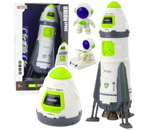 Space Rocket Ship Astronaut Figures Lights Sounds