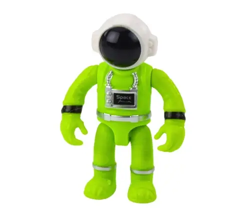 Ufo Spaceship Astronaut Figure Lights Sounds Green