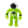 Ufo Spaceship Astronaut Figure Lights Sounds Green