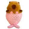 Plush Toy Capybara Mermaid Pink 28cm