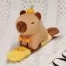 Plush Self-tightening Wristband Bee with Capybara