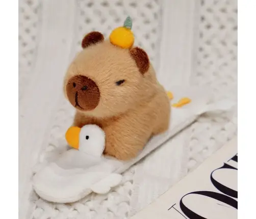 Plush Self-tightening Wristband Goose with Capybara