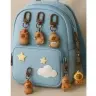 Set of Mini Capybara Keychains Figurines Key Decorations 4 pcs.