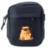 Capybara Shoulder Bag Adjustable Strap Black 19.5 x 14 cm