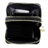 Two-compartment wallet with card compartments Kapybara Black 12.5 x 8.5cm