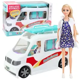 Mobile Hospital Ambulance with Stretcher 2in1 Doll Doctor Accessories