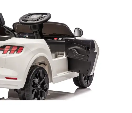 Ford Mustang Mach-E White 24V Battery-Powered Car