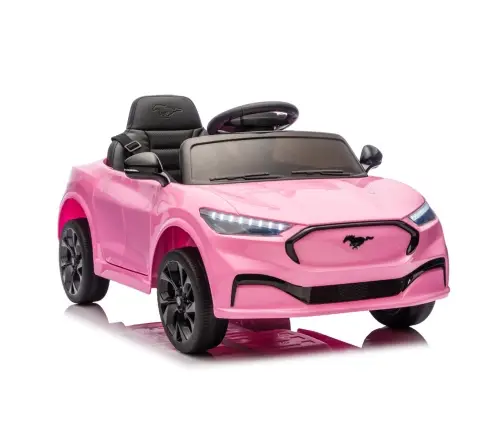 Battery-Powered Car Ford Mustang Mach-E Pink