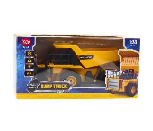 Remote Controlled Construction Dump Truck RC LED Lights 1:24
