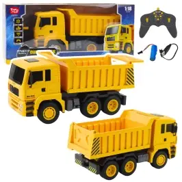 RC Construction Truck Dumper Remote Controlled LED Lights 1:18 RC Construction Truck Dumper Remote Controlled LED Lights 1:18